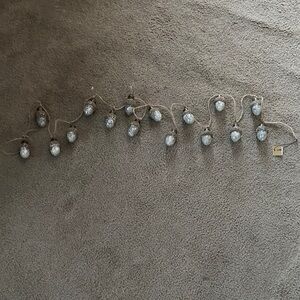 Rustic String Lights with Silver Accents